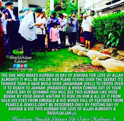 Kurban on the Day of Ashura